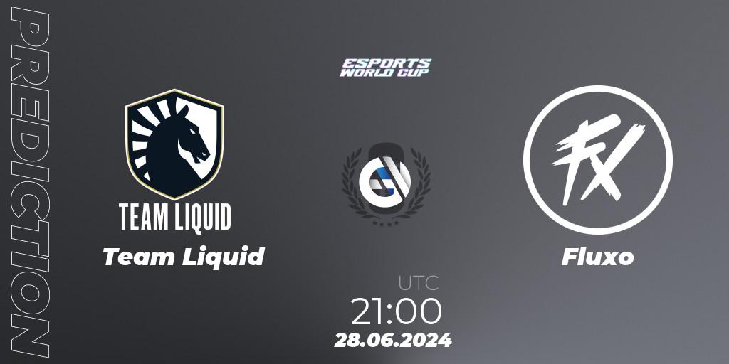 Pronósticos Team Liquid - Fluxo. 28.06.2024 at 21:00. Esports World Cup 2024: Brazil CQ - Rainbow Six