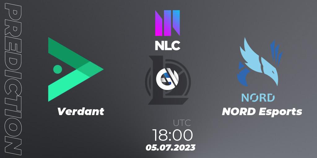 Pronósticos Verdant - NORD Esports. 05.07.23. NLC Summer 2023 - Group Stage - LoL