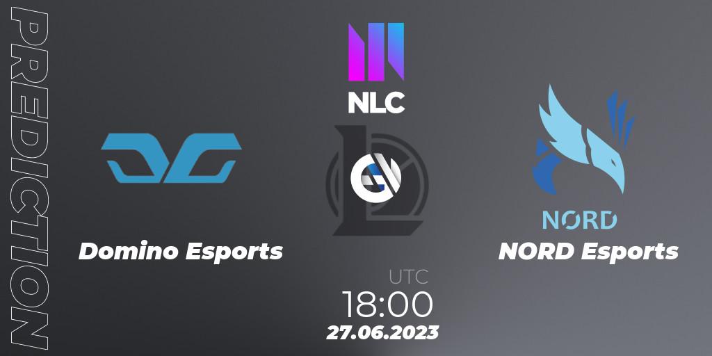 Pronósticos Domino Esports - NORD Esports. 27.06.23. NLC Summer 2023 - Group Stage - LoL