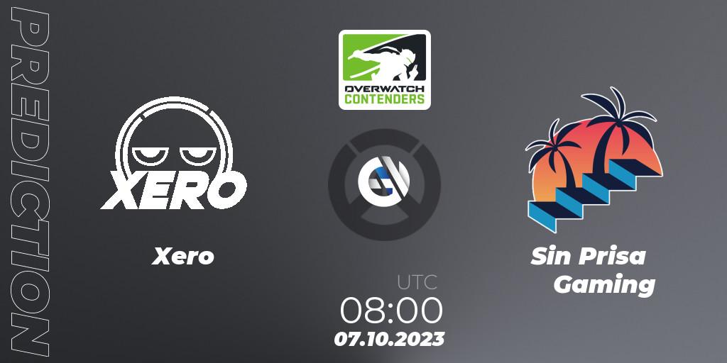 Pronósticos Xero - Sin Prisa Gaming. 07.10.2023 at 08:00. Overwatch Contenders 2023 Fall Series: Korea - Overwatch