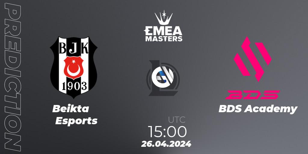 Pronósticos Beşiktaş Esports - BDS Academy. 26.04.24. EMEA Masters Spring 2024 - Playoffs - LoL