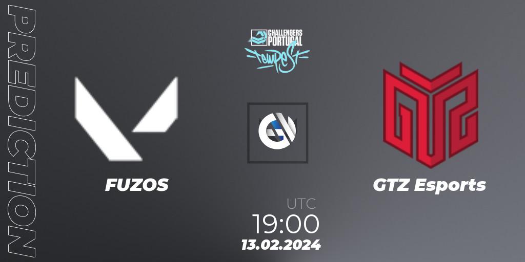 Pronósticos FUZOS - GTZ Esports. 13.02.24. VALORANT Challengers 2024 Portugal: Tempest Split 1 - VALORANT