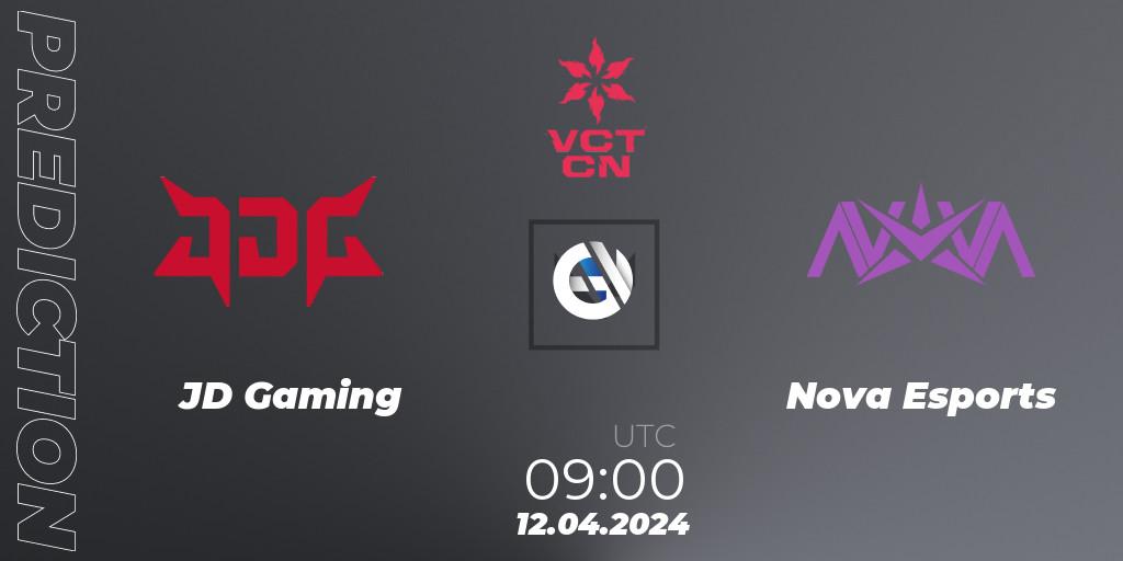 Pronósticos JD Gaming - Nova Esports. 12.04.2024 at 09:10. VALORANT Champions Tour China 2024: Stage 1 - Group Stage - VALORANT