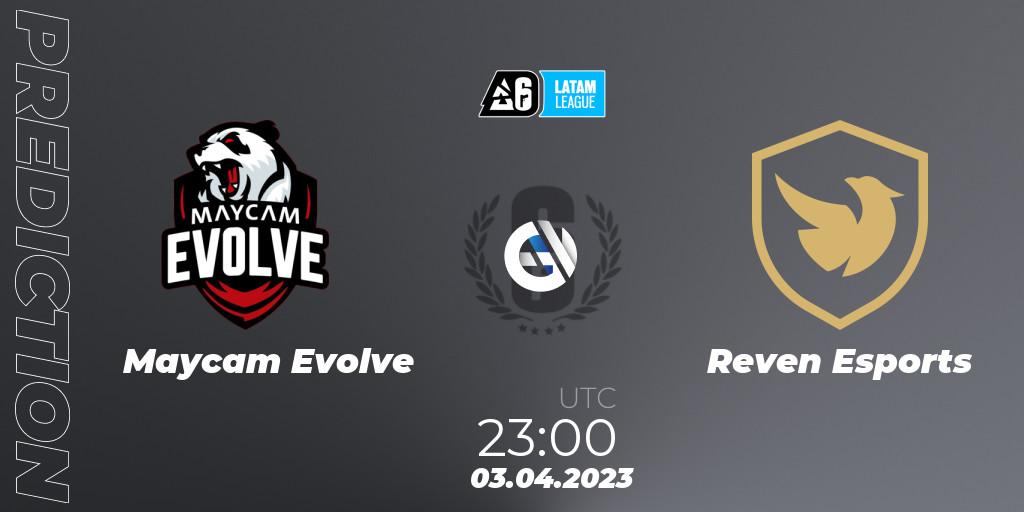 Pronósticos Maycam Evolve - Reven Esports. 03.04.2023 at 23:00. LATAM League 2023 - Stage 1 - Rainbow Six
