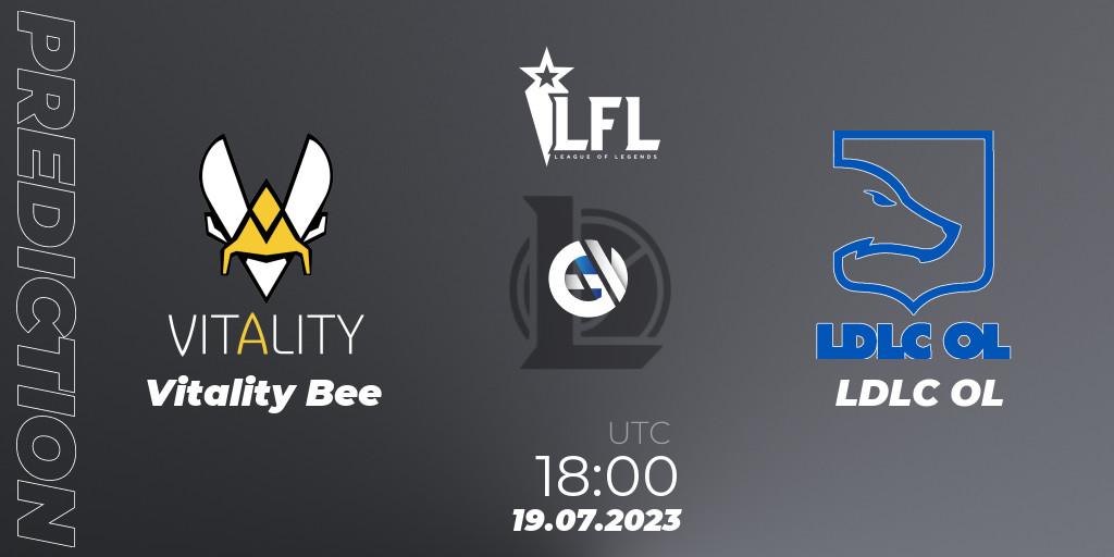 Pronósticos Vitality Bee - LDLC OL. 19.07.23. LFL Summer 2023 - Group Stage - LoL