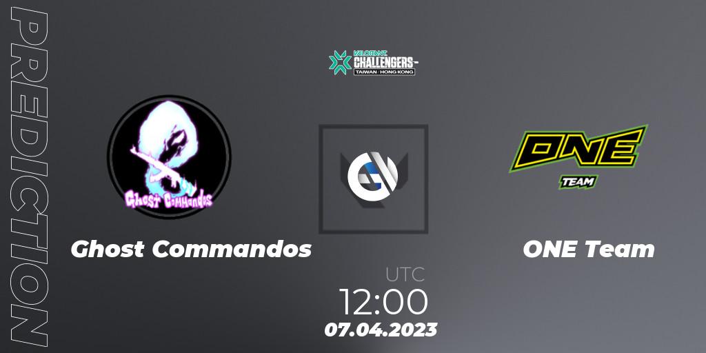 Pronósticos Ghost Commandos - ONE Team. 07.04.2023 at 13:20. VALORANT Challengers 2023: Hong Kong & Taiwan Split 2 - Group stage - VALORANT