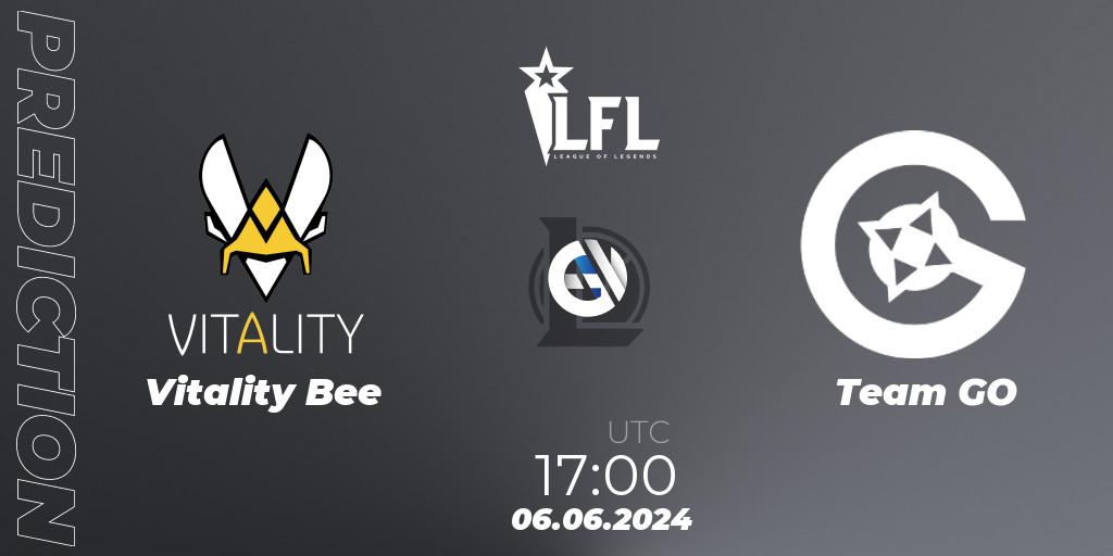Pronósticos Vitality Bee - Team GO. 06.06.2024 at 17:00. LFL Summer 2024 - LoL