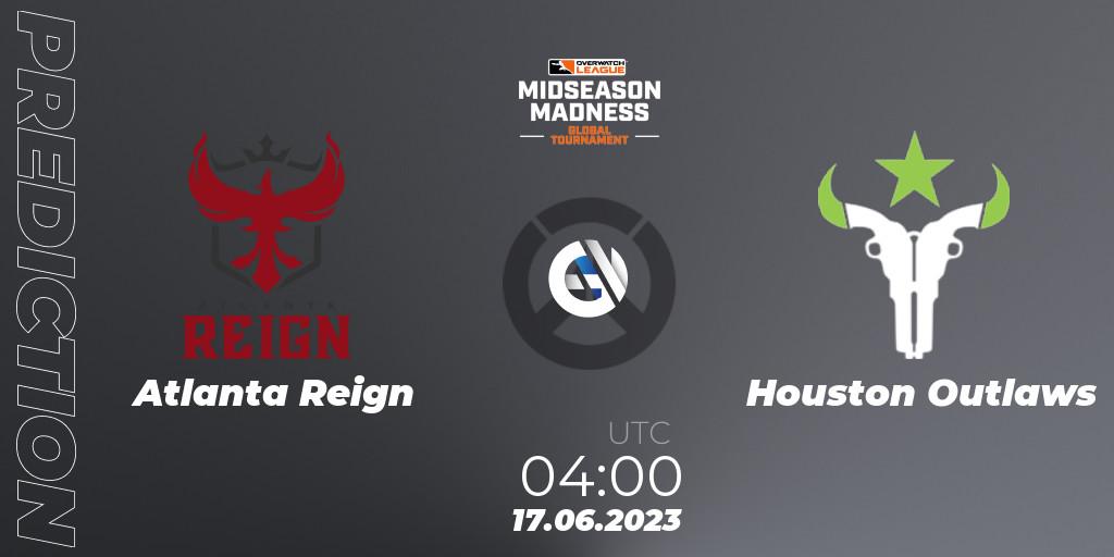 Pronósticos Atlanta Reign - Houston Outlaws. 17.06.23. Overwatch League 2023 - Midseason Madness - Overwatch