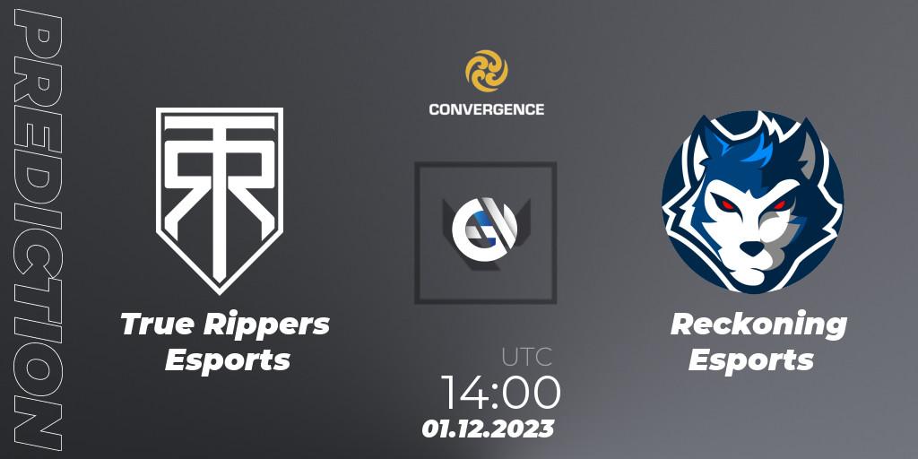 Pronósticos True Rippers Esports - Reckoning Esports. 02.12.23. Convergence 2023 - VALORANT