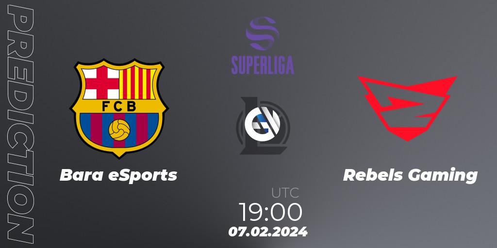 Pronósticos Barça eSports - Rebels Gaming. 07.02.2024 at 19:00. Superliga Spring 2024 - Group Stage - LoL