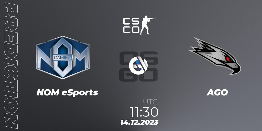 Pronósticos NOM eSports - AGO. 15.12.23. European Pro League Season 13: Division 2 - CS2 (CS:GO)