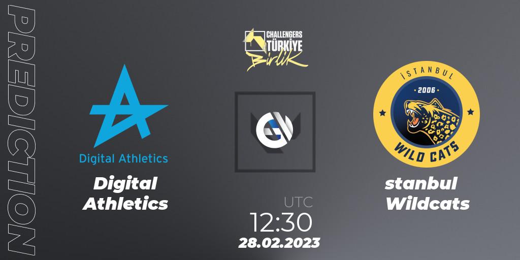 Pronósticos Digital Athletics - İstanbul Wildcats. 28.02.2023 at 12:30. VALORANT Challengers 2023 Turkey: Birlik Split 1 - VALORANT