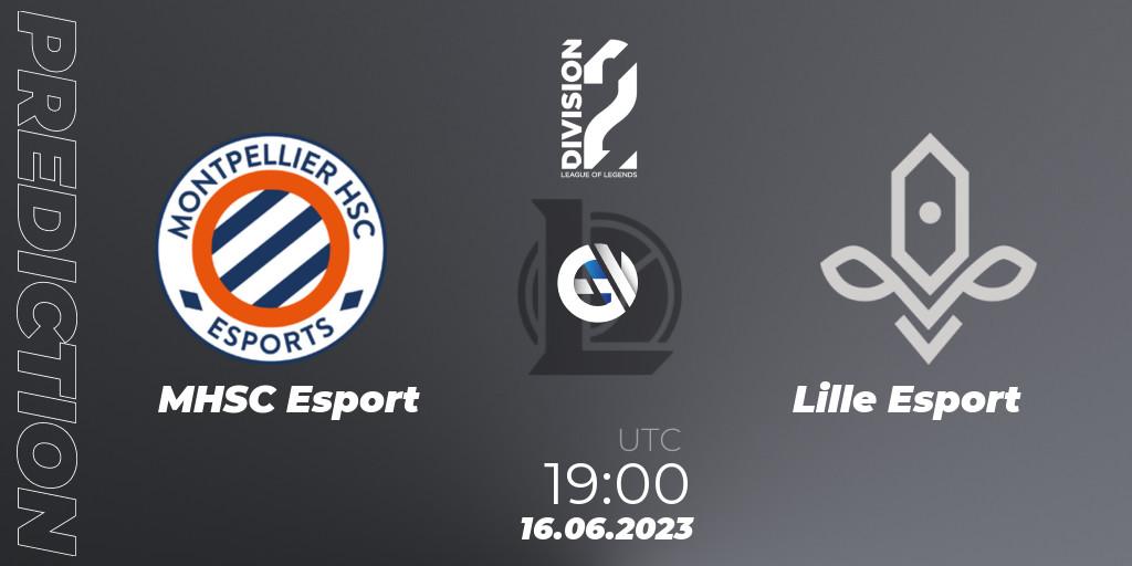 Pronósticos MHSC Esport - Lille Esport. 16.06.2023 at 19:00. LFL Division 2 Summer 2023 - Group Stage - LoL