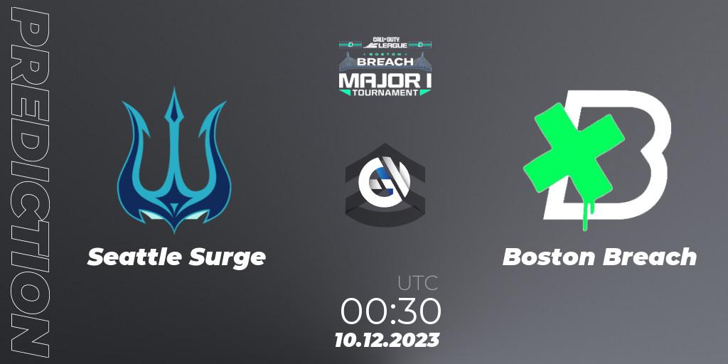 Pronósticos Seattle Surge - Boston Breach. 10.12.2023 at 00:30. Call of Duty League 2024: Stage 1 Major Qualifiers - Call of Duty