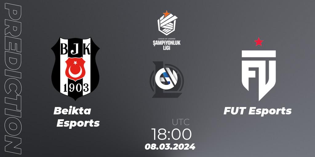 Pronósticos Beşiktaş Esports - FUT Esports. 08.03.24. TCL Winter 2024 - LoL