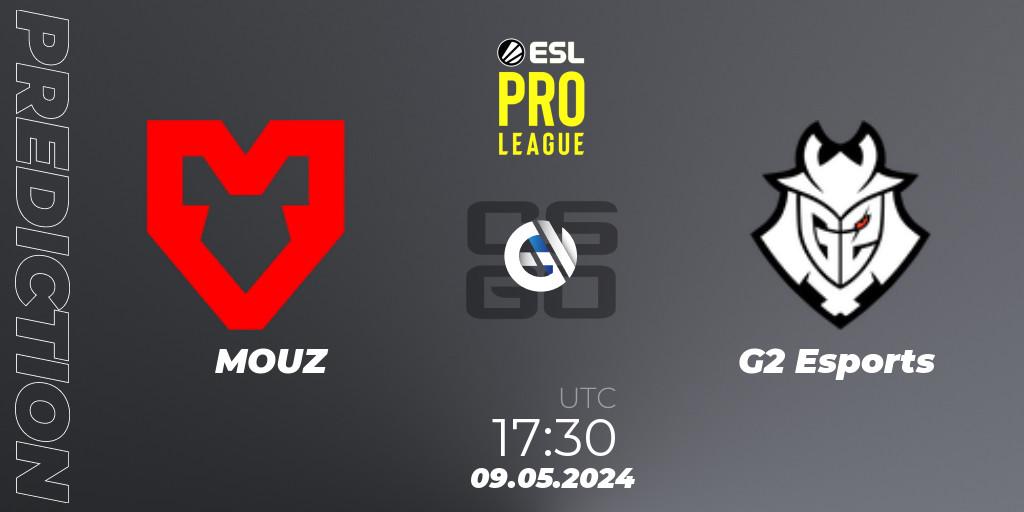Pronósticos MOUZ - G2 Esports. 09.05.2024 at 17:30. ESL Pro League Season 19 - Counter-Strike (CS2)