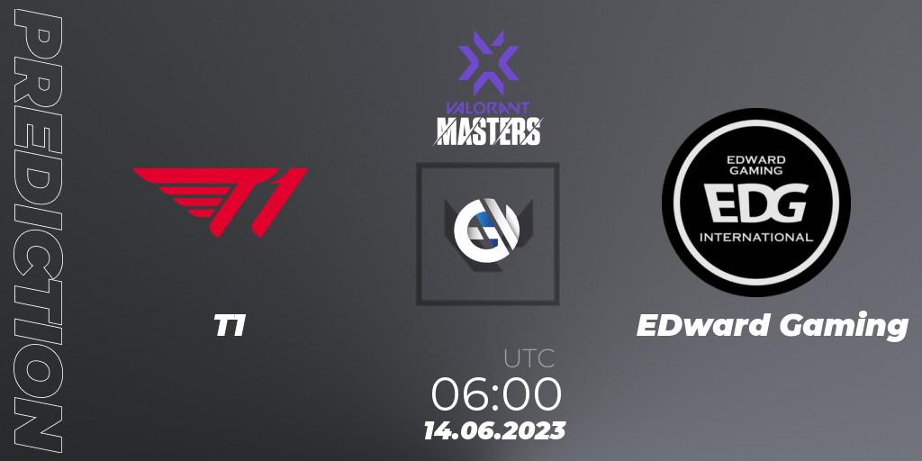 Pronósticos T1 - EDward Gaming. 14.06.23. VCT 2023 Masters Tokyo - VALORANT