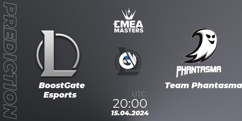 Pronósticos BoostGate Esports - Team Phantasma. 15.04.24. EMEA Masters Spring 2024 - Play-In - LoL