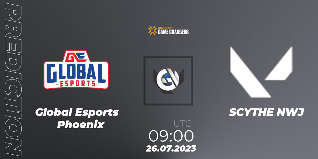 Pronósticos Global Esports Phoenix - SCYTHE NWJ. 26.07.2023 at 09:00. VCT 2023: Game Changers APAC Open 3 - VALORANT