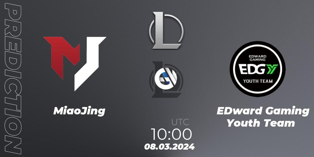 Pronósticos MiaoJing - EDward Gaming Youth Team. 08.03.24. LDL 2024 - Stage 1 - LoL