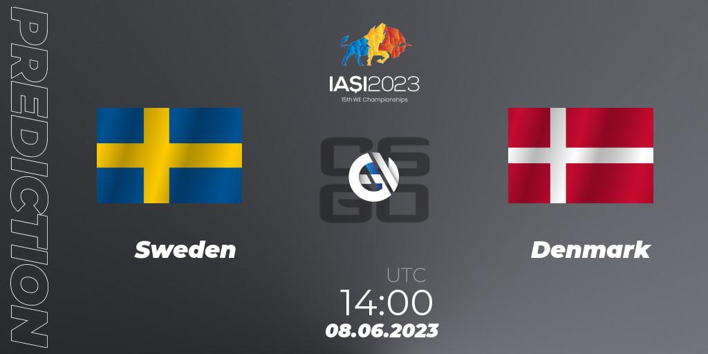 Pronósticos Sweden - Denmark. 08.06.2023 at 14:00. IESF World Esports Championship 2023: Northern Europe Qualifier - Counter-Strike (CS2)