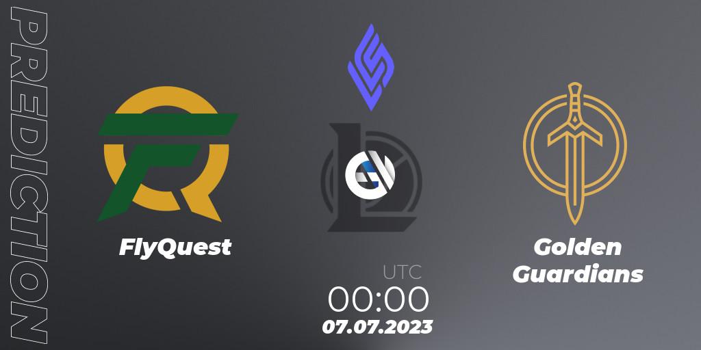 Pronósticos FlyQuest - Golden Guardians. 07.07.23. LCS Summer 2023 - Group Stage - LoL