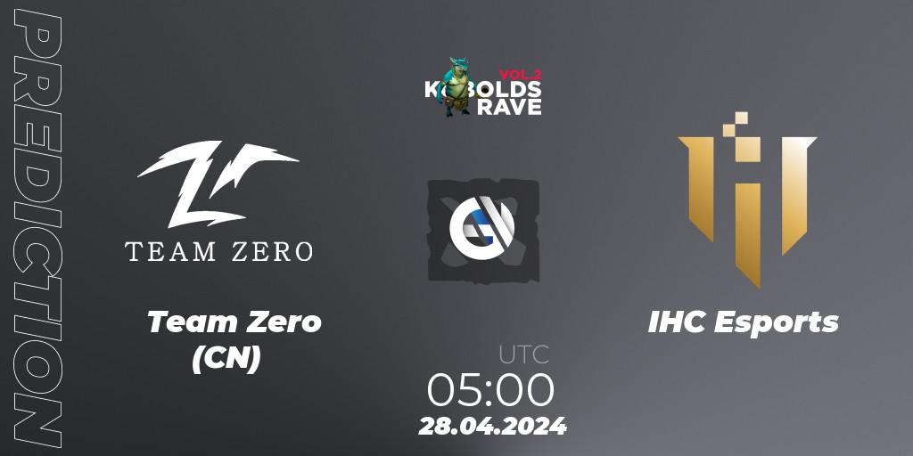 Pronósticos Team Zero (CN) - IHC Esports. 28.04.24. Cringe Station Kobolds Rave 2 - Dota 2