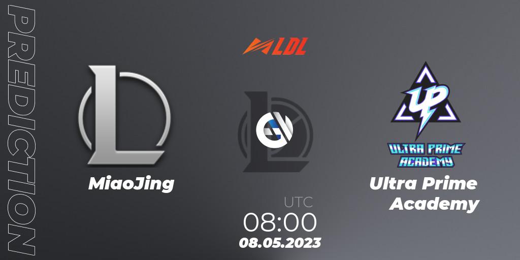 Pronósticos MiaoJing - Ultra Prime Academy. 08.05.2023 at 08:00. LDL 2023 - Regular Season - Stage 2 - LoL