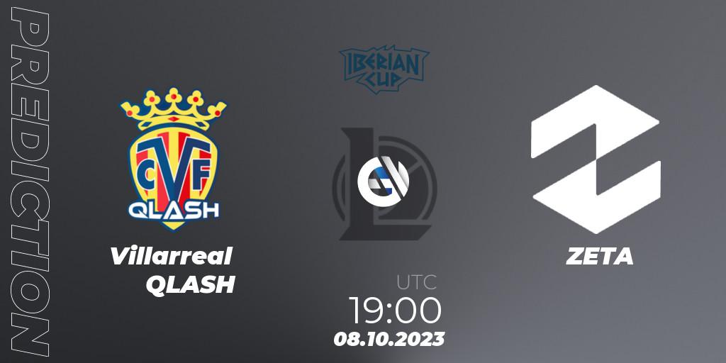 Pronósticos Villarreal QLASH - ZETA. 08.10.23. Iberian Cup 2023 - LoL