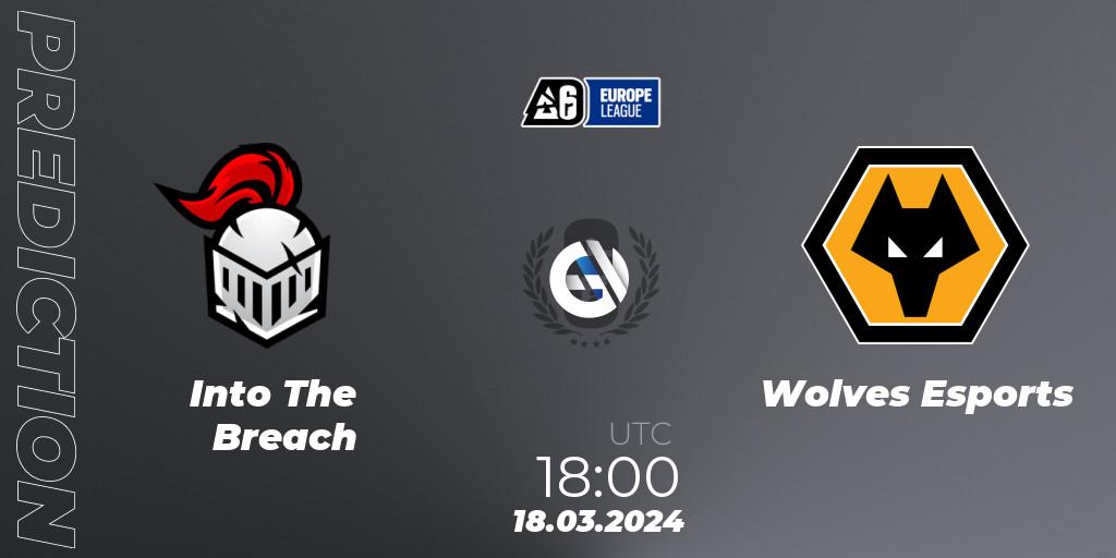 Pronósticos Into The Breach - Wolves Esports. 18.03.24. Europe League 2024 - Stage 1 - Rainbow Six