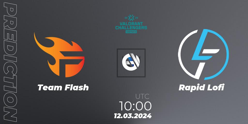 Pronósticos Team Flash - Rapid Lofi. 12.03.24. VALORANT Challengers 2024 Vietnam: Split 1 - VALORANT