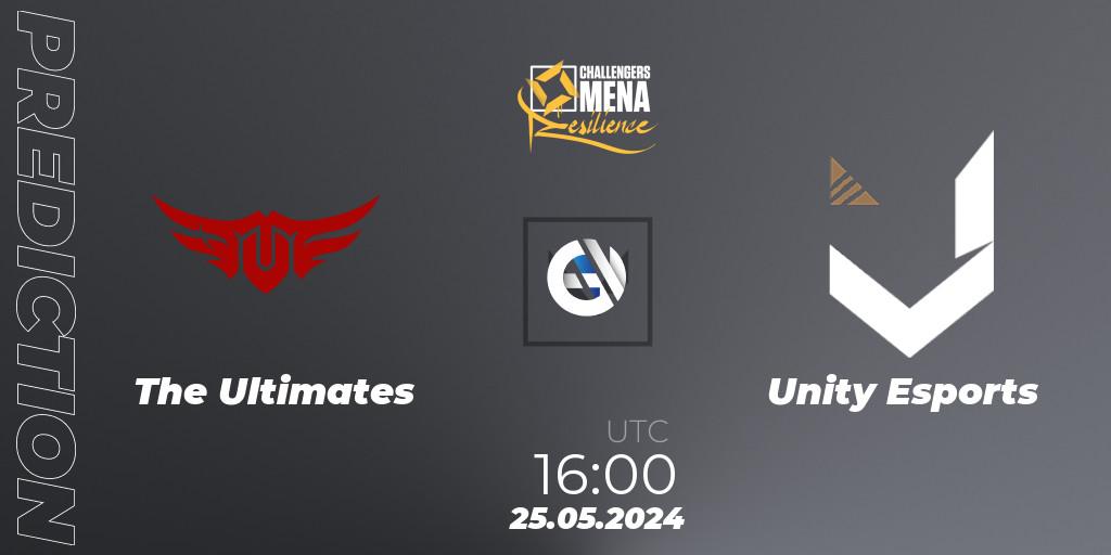 Pronósticos The Ultimates - Unity Esports. 25.05.2024 at 16:00. VALORANT Challengers 2024 MENA: Resilience Split 2 - GCC and Iraq - VALORANT