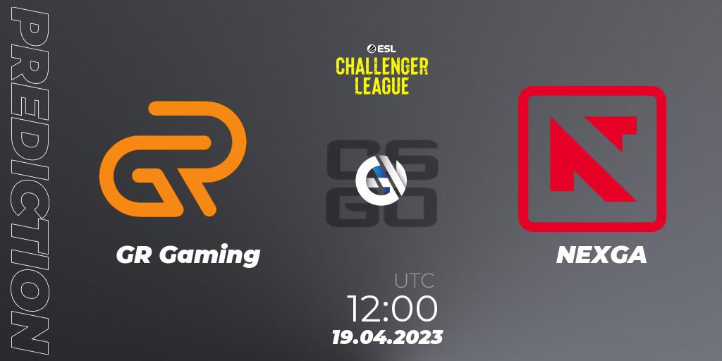 Pronósticos GR Gaming - NEXGA. 19.04.23. ESL Challenger League Season 45: Asia-Pacific - CS2 (CS:GO)