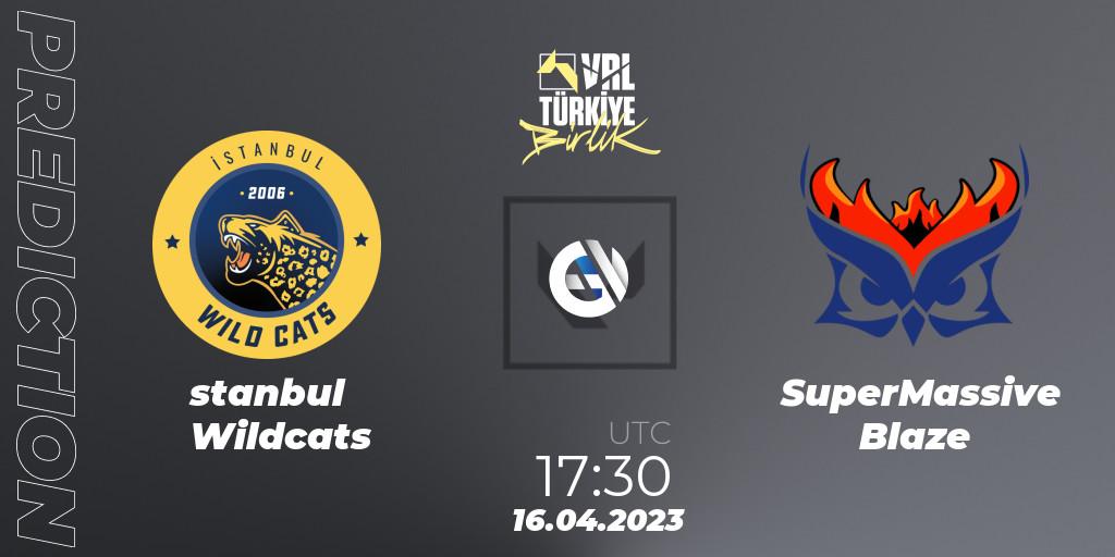 Pronósticos İstanbul Wildcats - SuperMassive Blaze. 16.04.23. VALORANT Challengers 2023: Turkey Split 2 - Regular Season - VALORANT