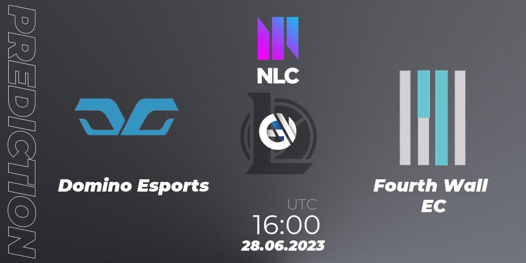 Pronósticos Domino Esports - Fourth Wall EC. 28.06.23. NLC Summer 2023 - Group Stage - LoL