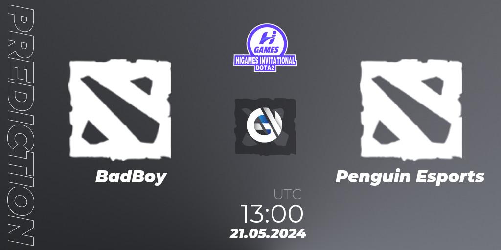 Pronósticos BadBoy - Penguin Esports. 21.05.2024 at 13:00. HiGames Invitational - Dota 2