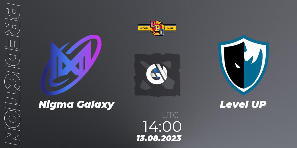 Pronósticos Nigma Galaxy - Level UP. 13.08.2023 at 14:01. BetBoom Dacha - Online Stage - Dota 2