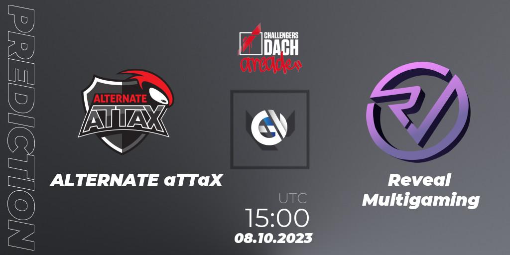 Pronósticos ALTERNATE aTTaX - Reveal Multigaming. 08.10.2023 at 15:00. VALORANT Challengers 2023 DACH: Arcade - VALORANT