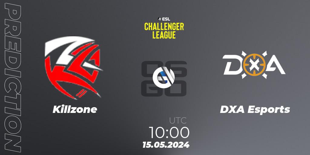 Pronósticos Killzone - DXA Esports. 15.05.2024 at 10:10. ESL Challenger League Season 47: Oceania - Counter-Strike (CS2)