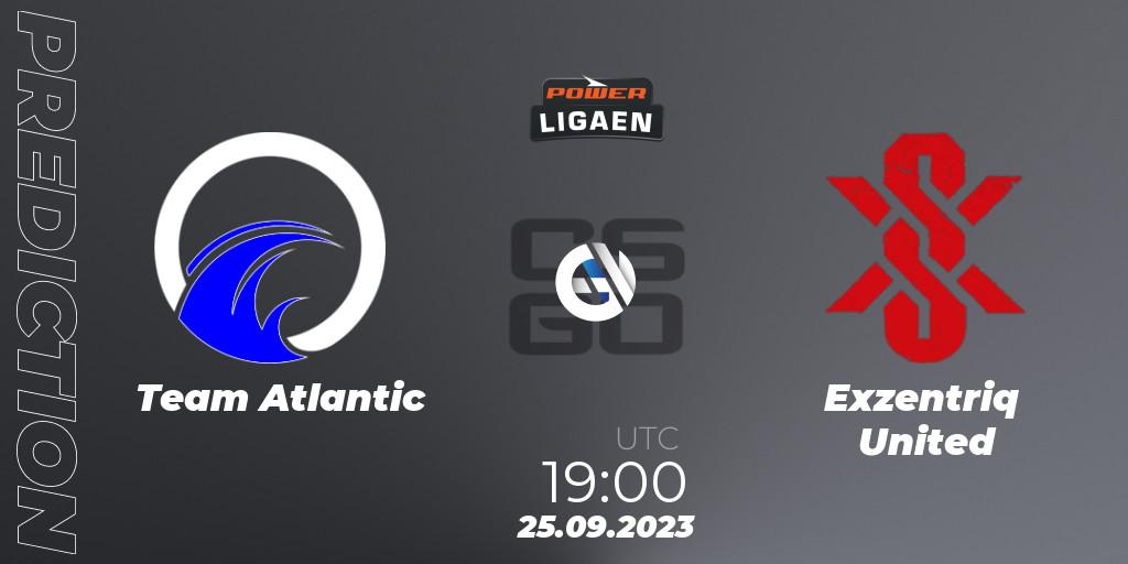 Pronósticos Team Atlantic - Exzentriq United. 25.09.2023 at 19:00. POWER Ligaen Season 24 Finals - Counter-Strike (CS2)