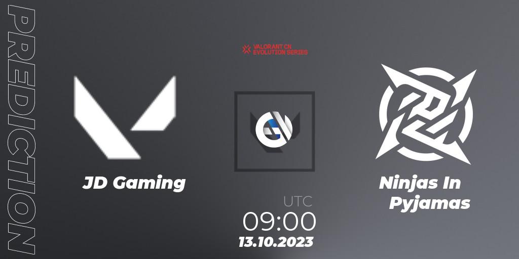Pronósticos JD Gaming - Ninjas In Pyjamas. 13.10.2023 at 09:00. VALORANT China Evolution Series Act 2: Selection - Play-In - VALORANT