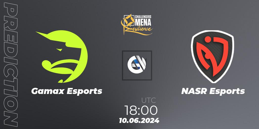 Pronósticos Gamax Esports - NASR Esports. 10.06.2024 at 19:00. VALORANT Challengers 2024 MENA: Resilience Split 2 - Levant and North Africa - VALORANT