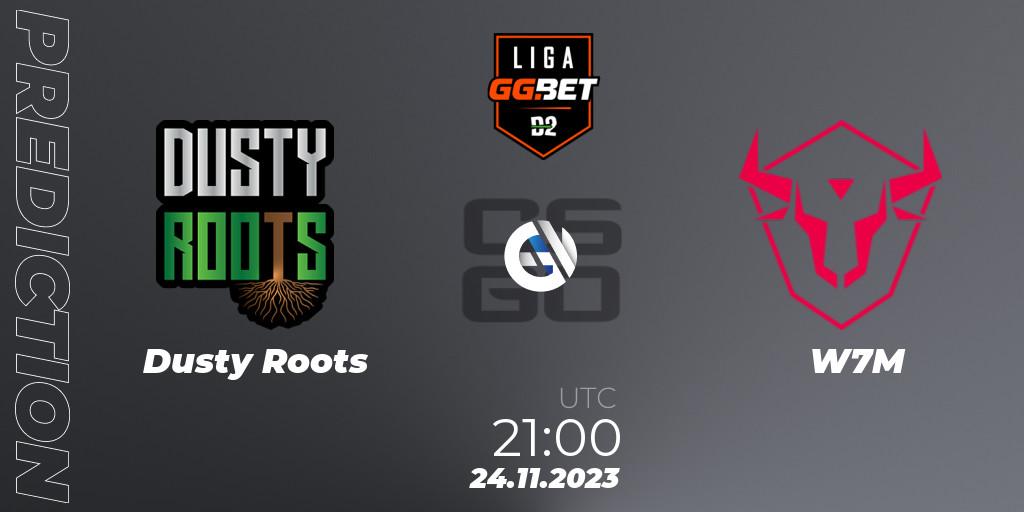 Pronósticos Dusty Roots - W7M. 24.11.2023 at 21:00. Dust2 Brasil Liga Season 2 - Counter-Strike (CS2)