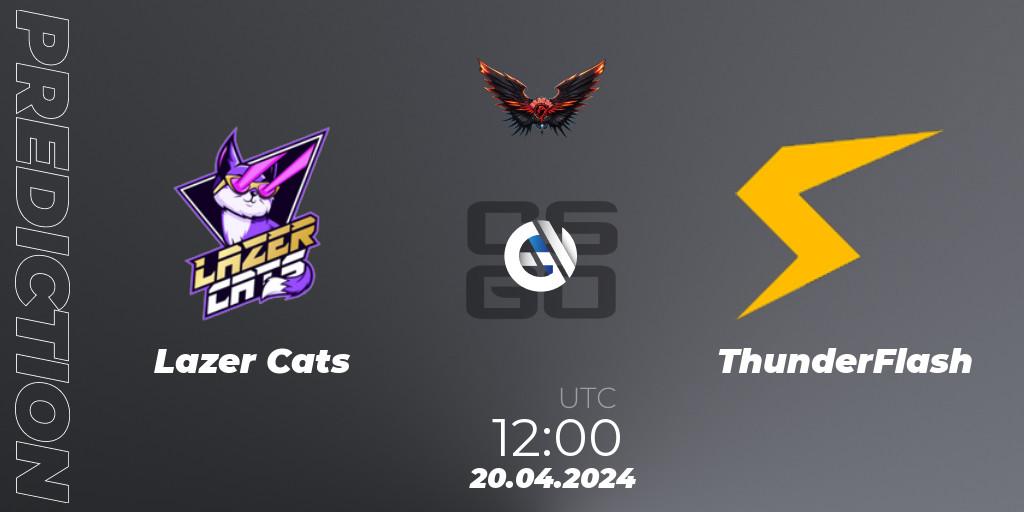Pronósticos Lazer Cats - ThunderFlash. 20.04.24. Dragon Esports Club Cup - CS2 (CS:GO)