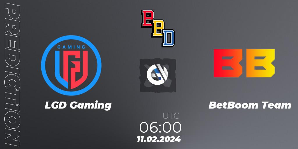 Pronósticos LGD Gaming - BetBoom Team. 11.02.24. BetBoom Dacha Dubai 2024 - Dota 2