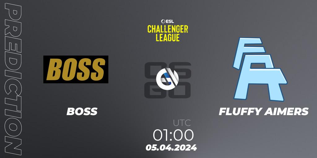 Pronósticos BOSS - FLUFFY AIMERS. 05.04.24. ESL Challenger League Season 47: North America - CS2 (CS:GO)