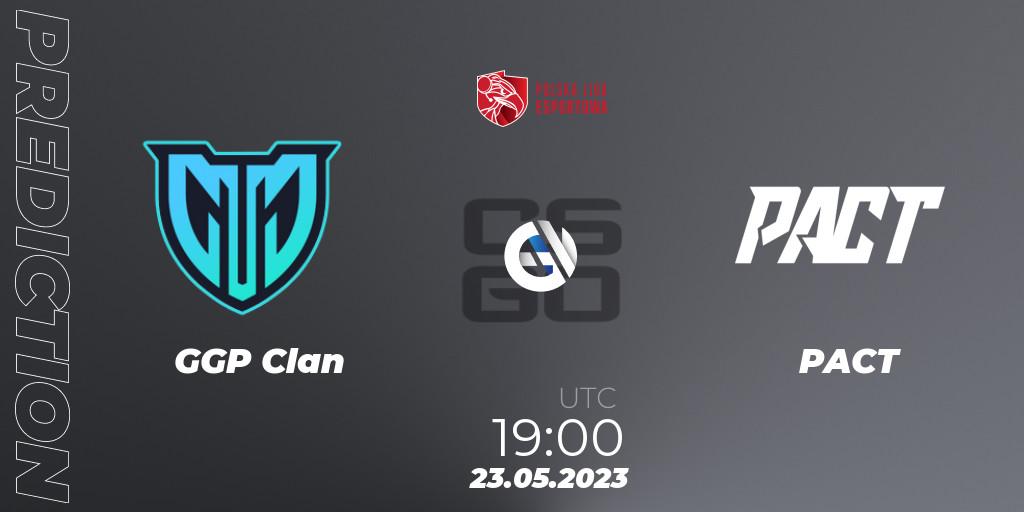 Pronósticos GGP Clan - PACT. 23.05.2023 at 19:00. Polish Esports League 2023 Split 2 - Counter-Strike (CS2)