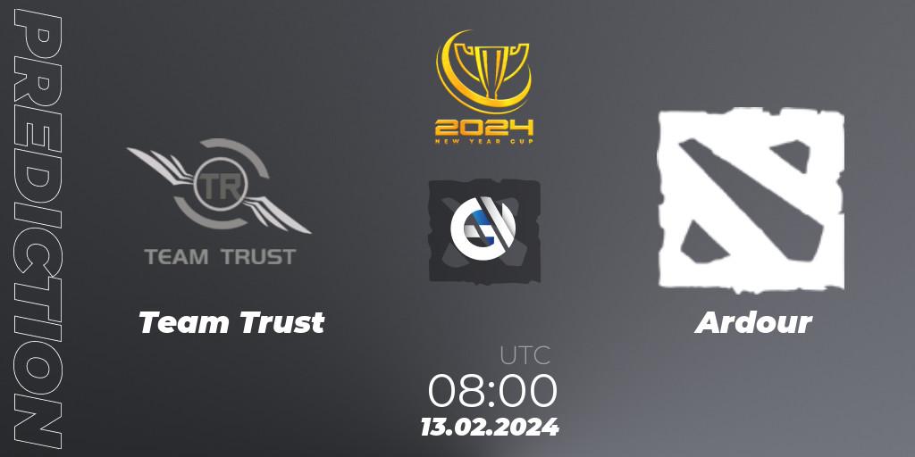 Pronósticos Team Trust - Ardour. 13.02.2024 at 08:00. New Year Cup 2024 - Dota 2