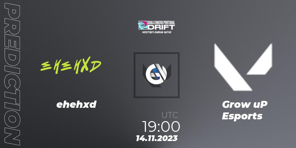 Pronósticos ehehxd - Grow uP Esports. 14.11.2023 at 19:00. VALORANT Challengers 2023 Portugal: Drift - VALORANT
