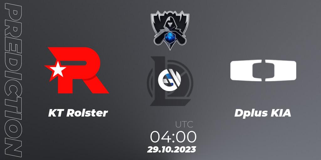 Pronósticos KT Rolster - Dplus KIA. 29.10.23. Worlds 2023 LoL - Group Stage - LoL